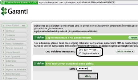 Garanti Sanal Kart Oluşturmak 5 www.enesbayram.com.tr